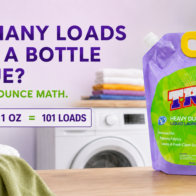 How many loads are in a bottle of True? Do the one-ounce math!