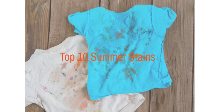 Top 10 Summer Stains & How to Treat Them width=