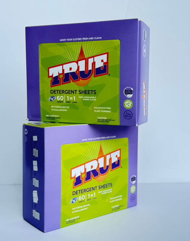 True Detergent Laundry Sheets - 2 Pack