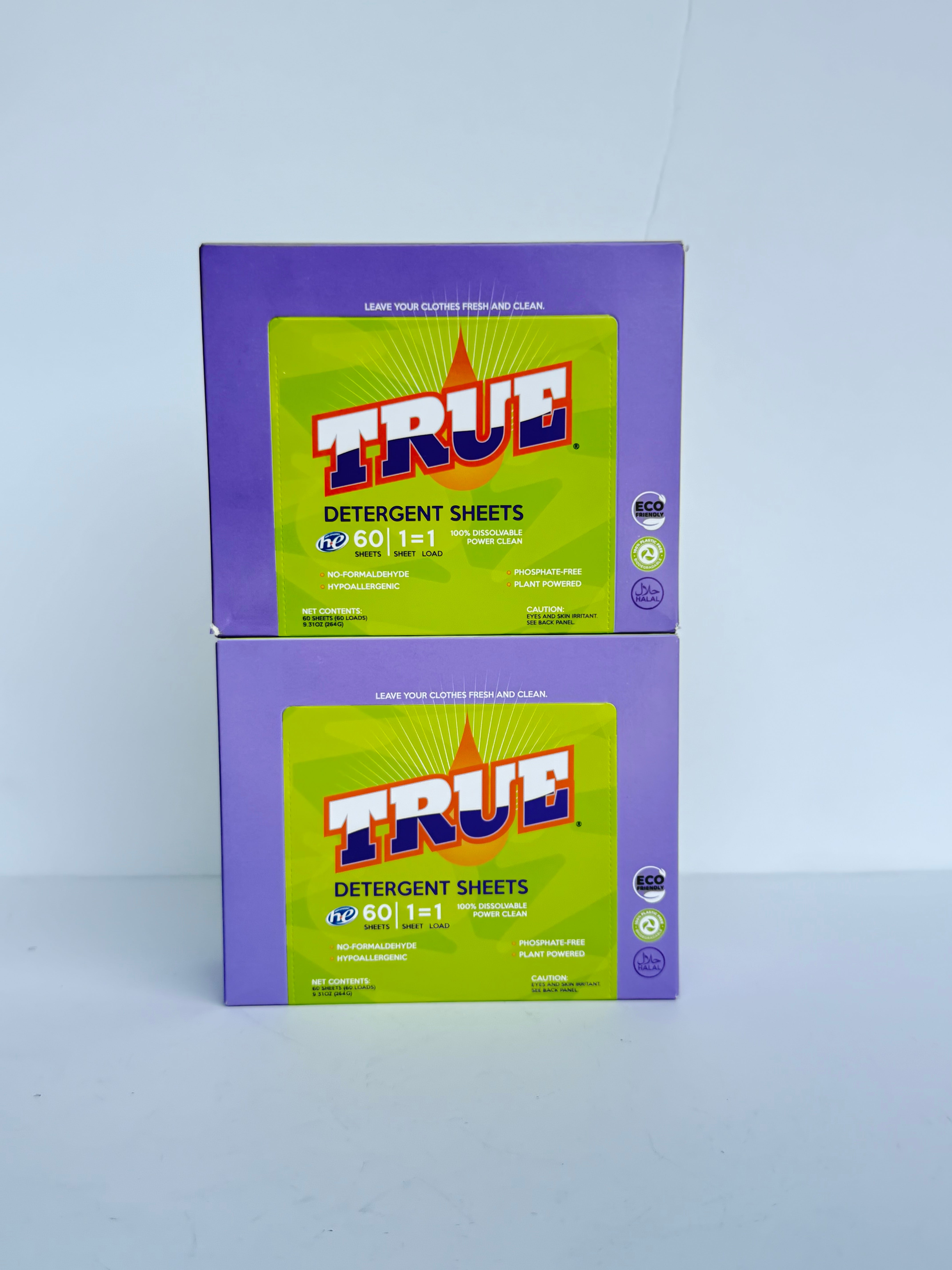 True Detergent Laundry Sheets - 2 Pack