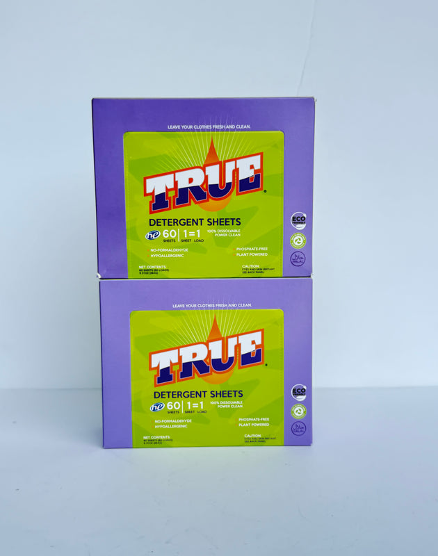 True Detergent Laundry Sheets - 2 Pack