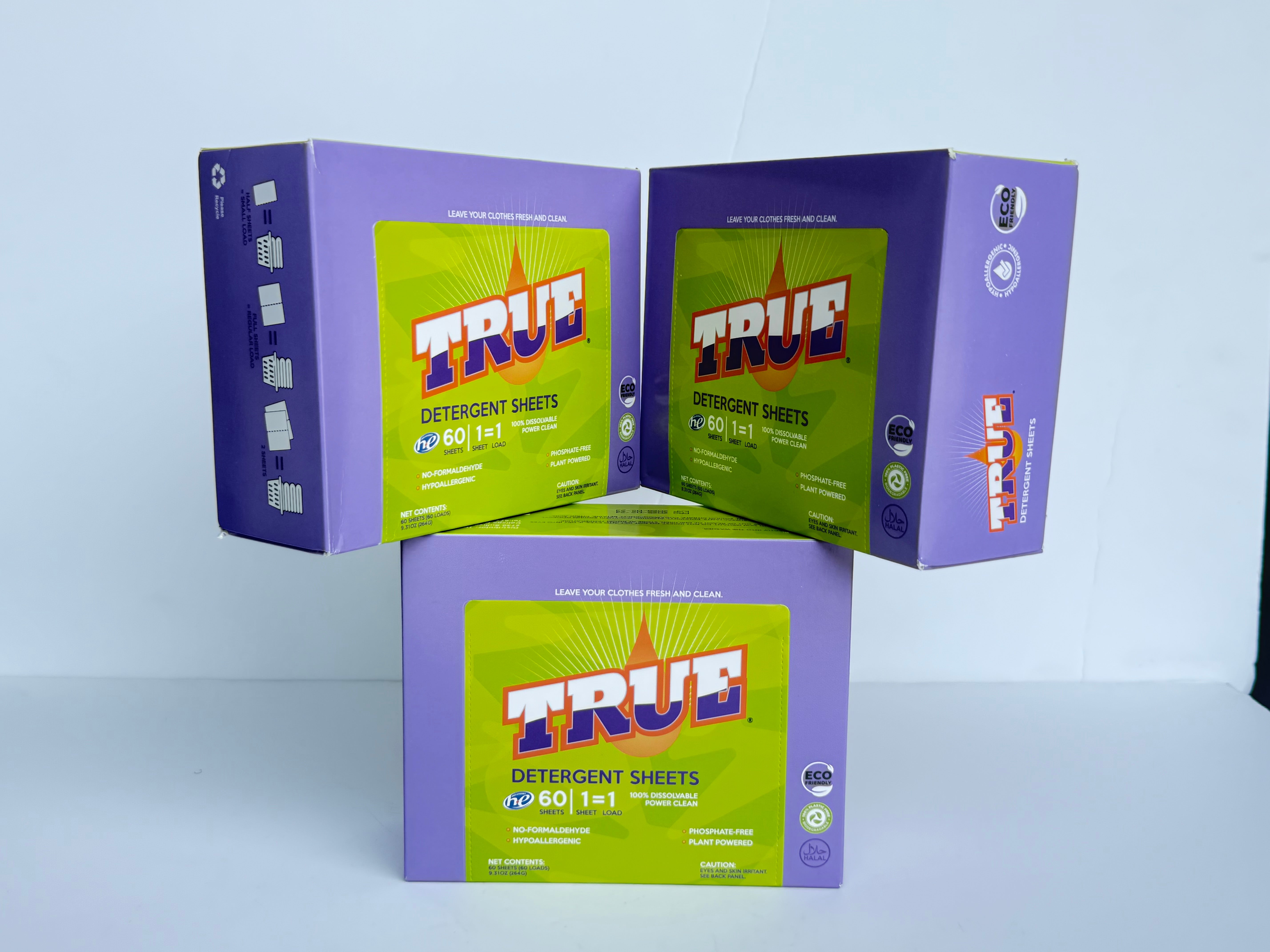 True Detergent Laundry Sheets - 3 Pack
