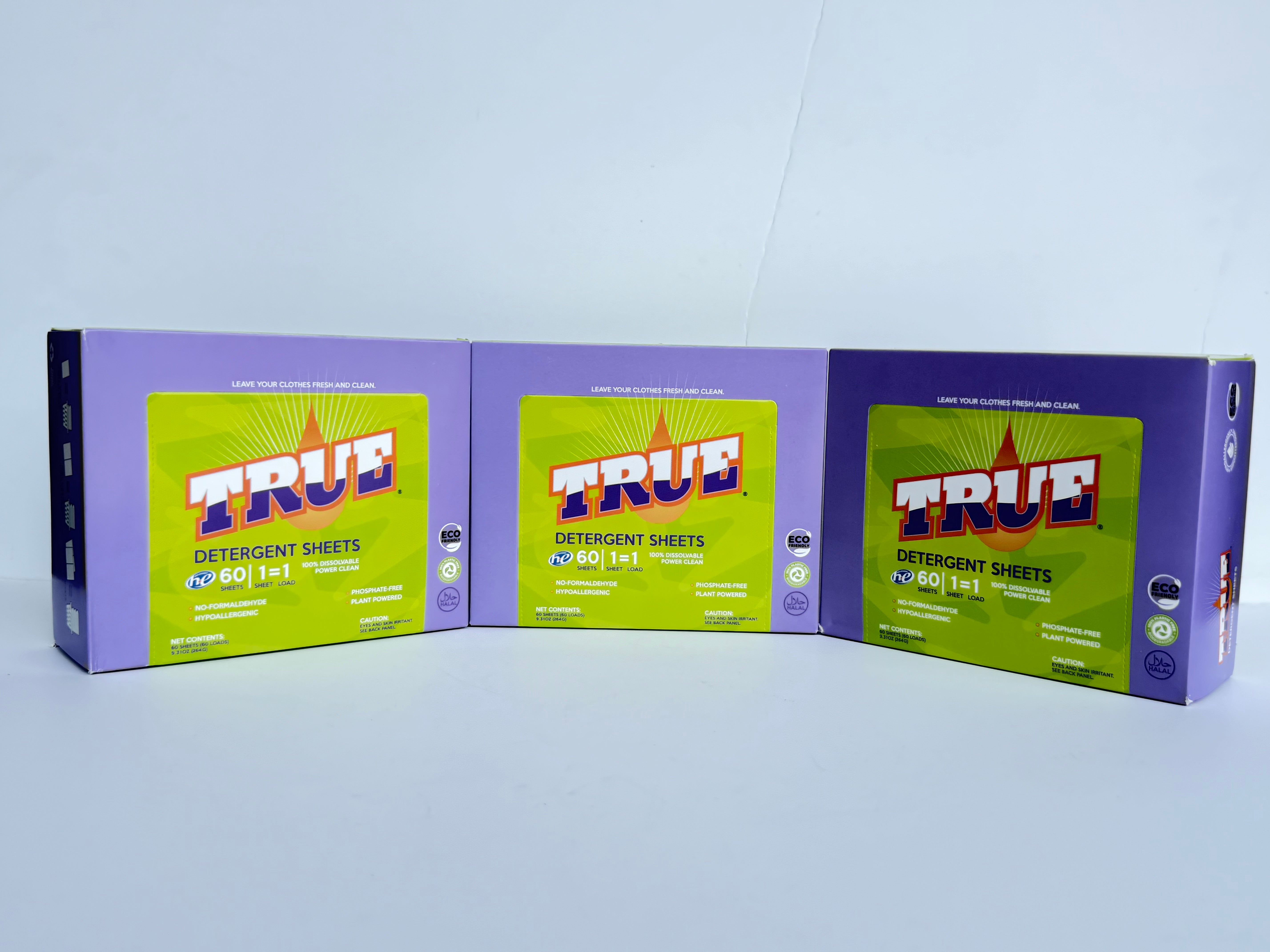 True Detergent Laundry Sheets - 3 Pack