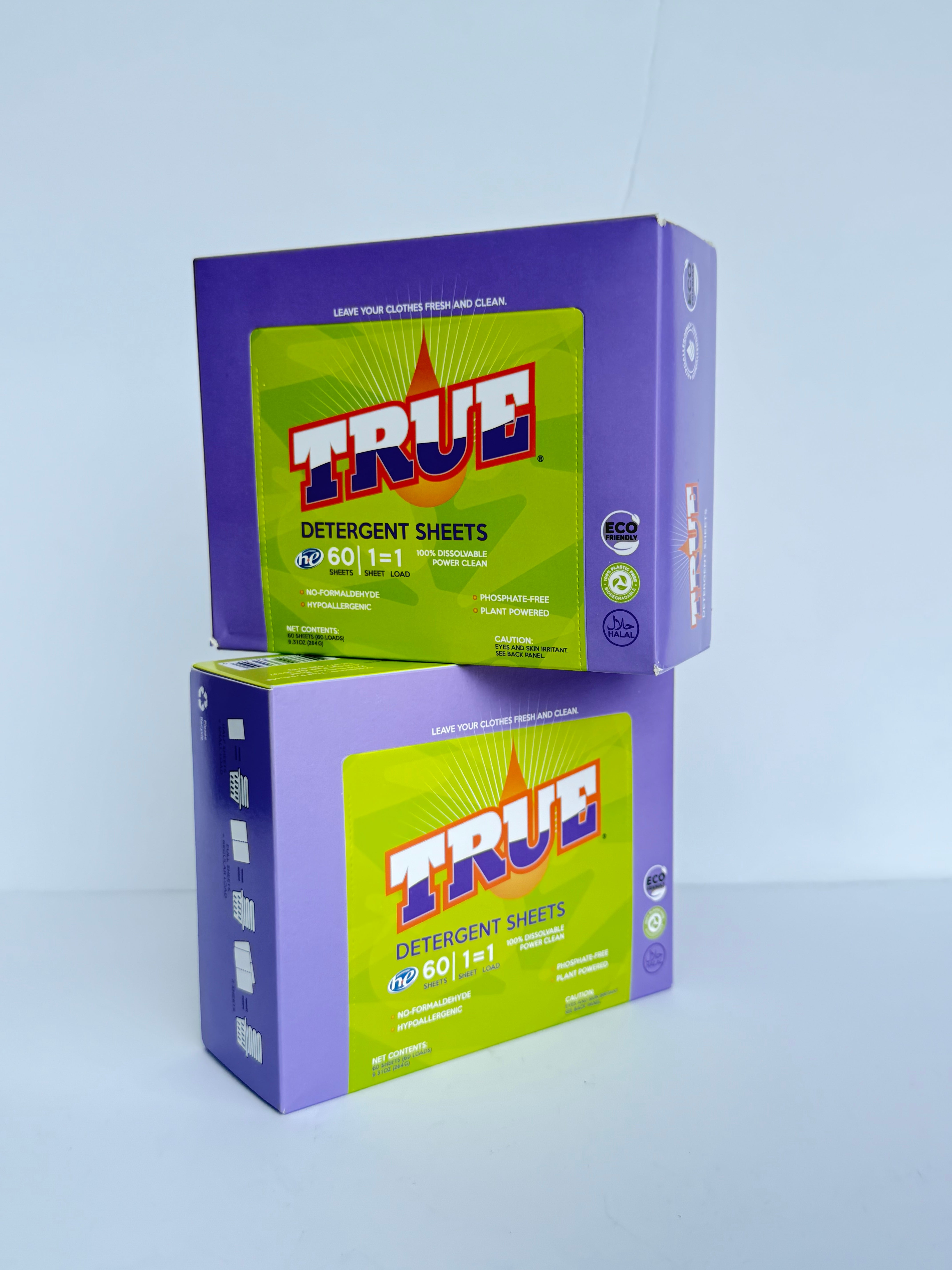 True Detergent Laundry Sheets - 2 Pack