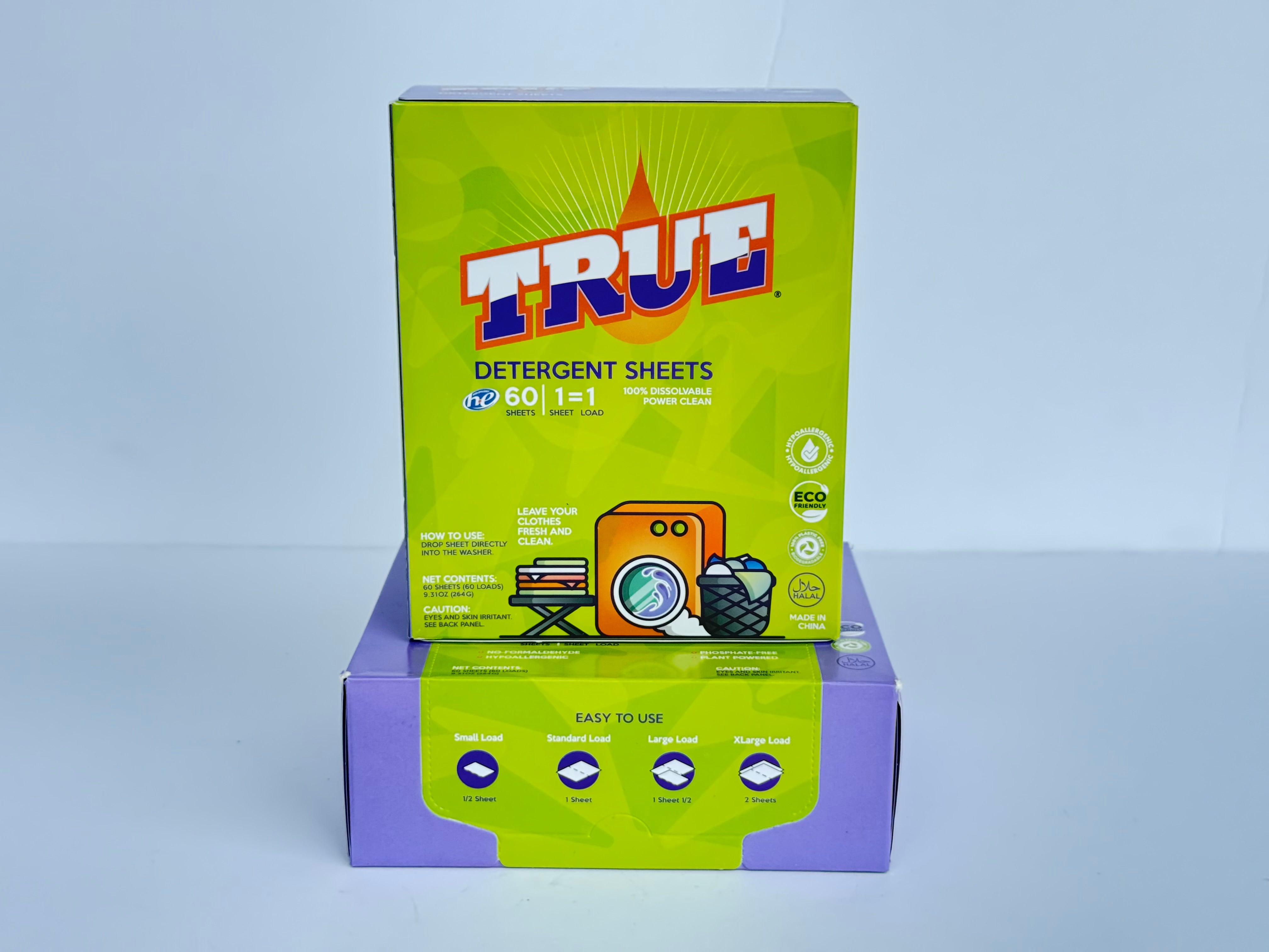 True Detergent Laundry Sheets - 2 Pack