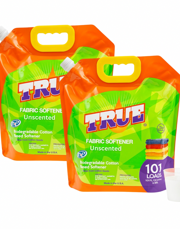 2 Unscented Plant Based Fabric Softener • 101 Load