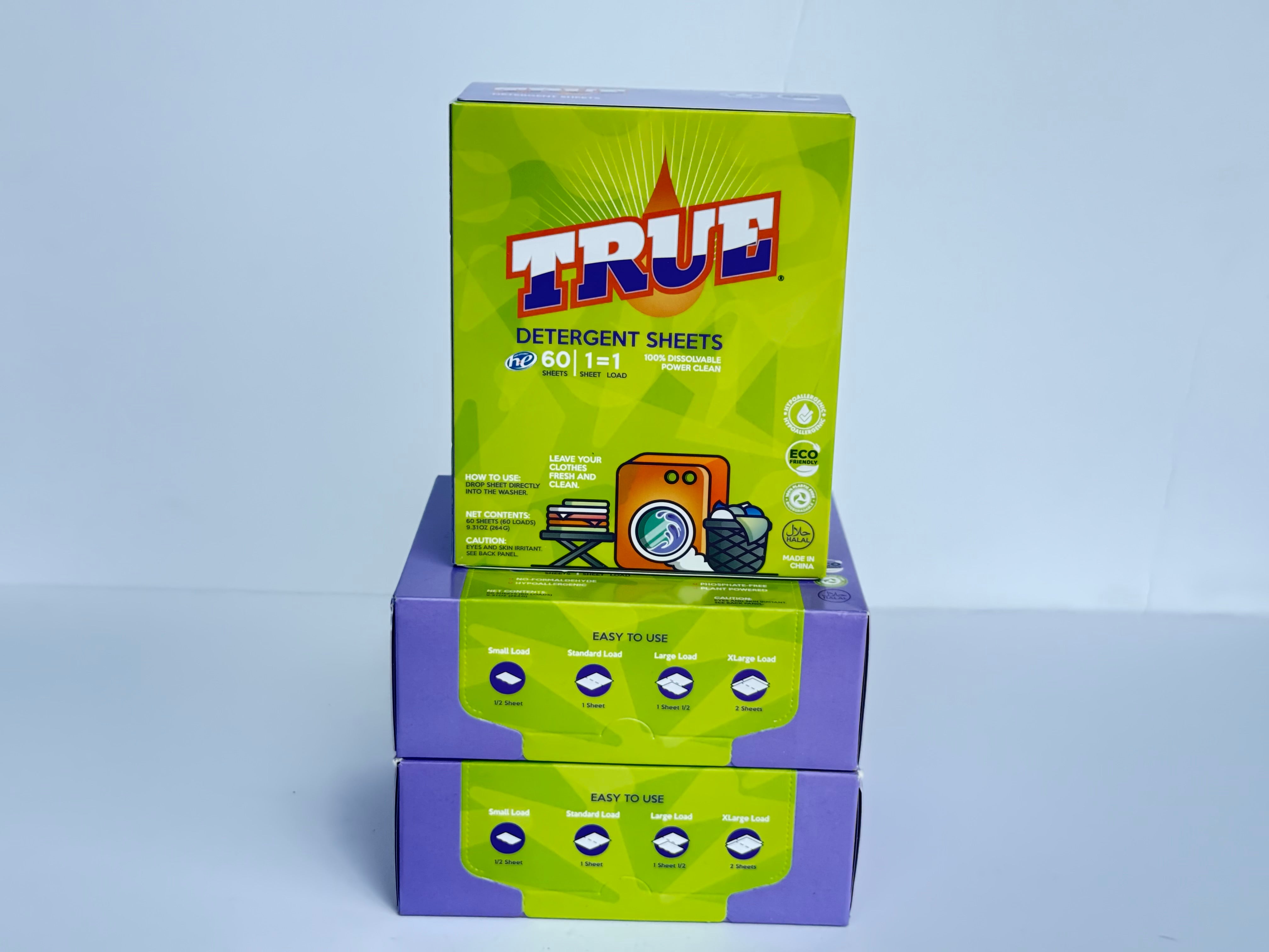 True Detergent Laundry Sheets - 3 Pack
