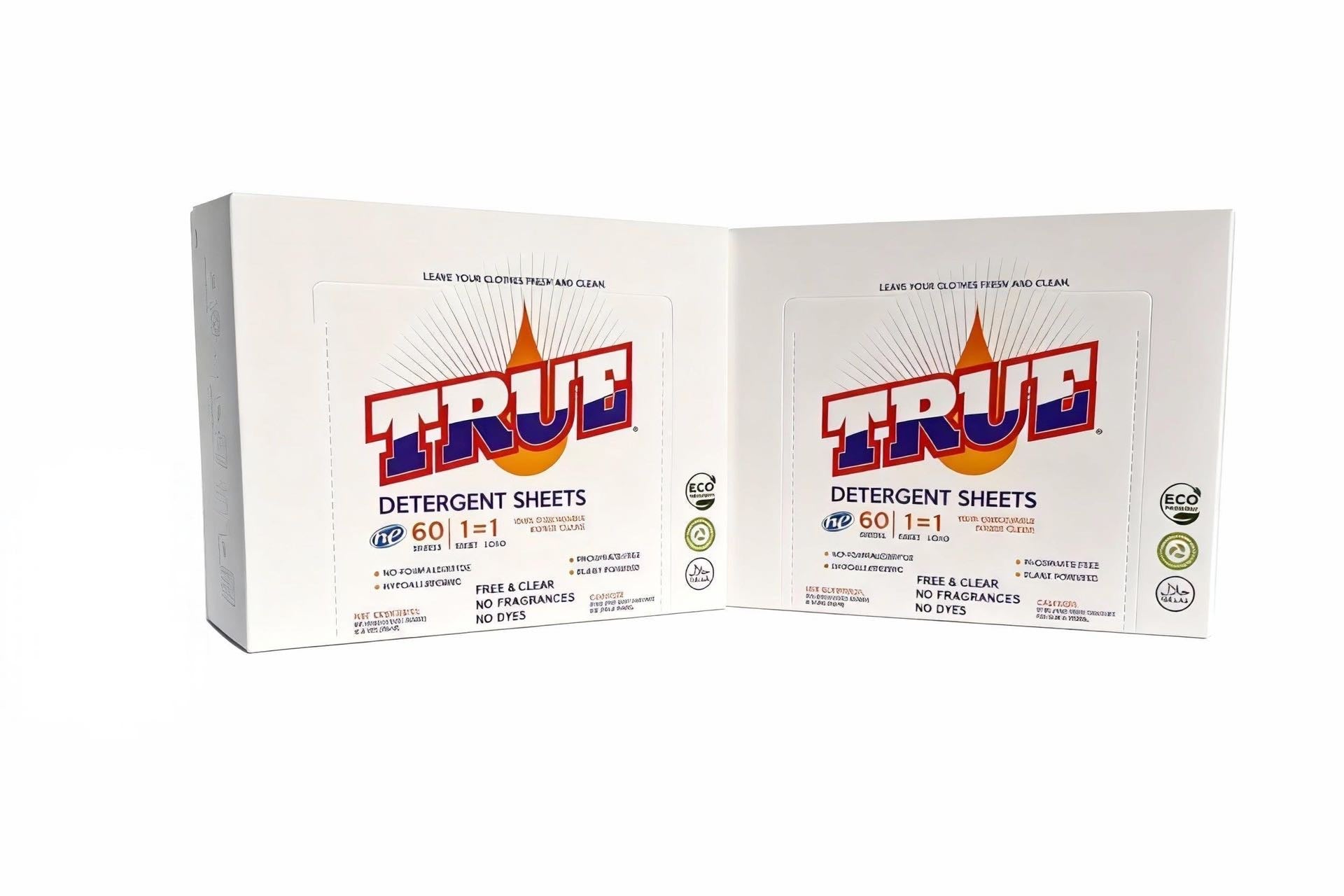 2 • Free & Clear Laundry Sheets • 120 Count