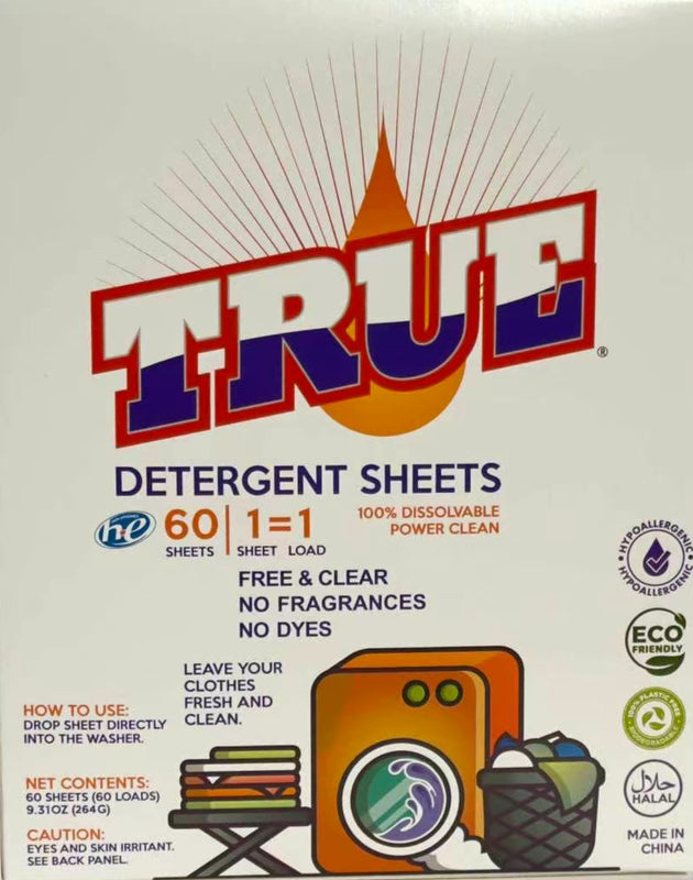 Free & Clear Laundry Sheets • 60 Count
