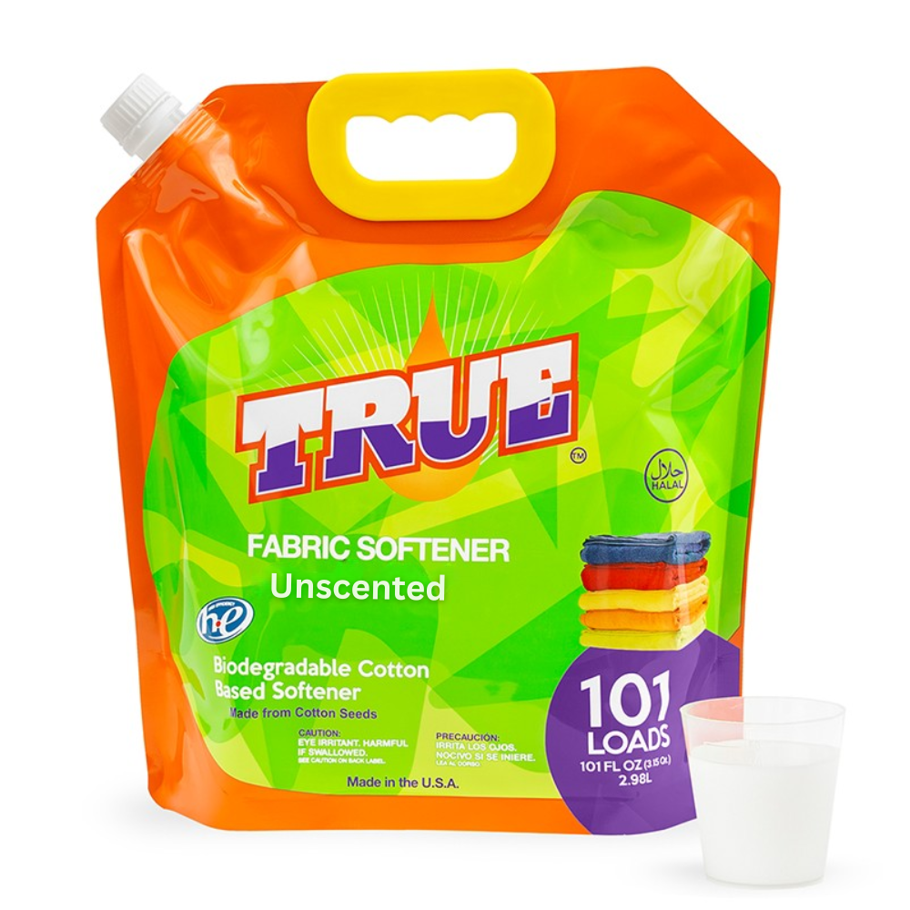 Unscented Plant Based Fabric Softener • 101 Load - The True Products