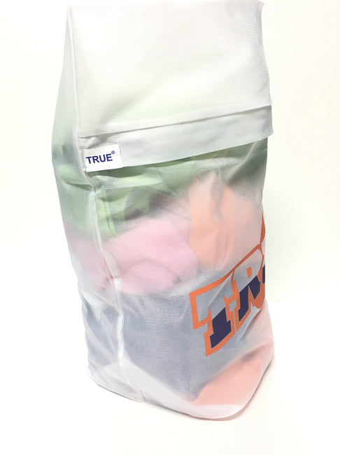 Zipper Black Mesh Net Laundry Bags 18