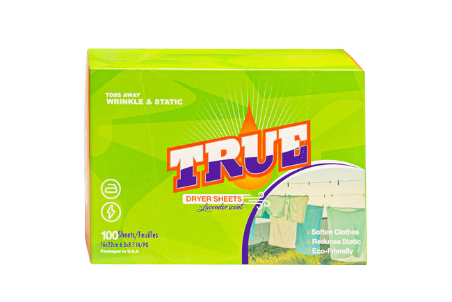 True Laundry Dryer Sheet - 100 Count - The True Products
