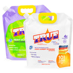 2 • Free & Clear Laundry Detergent + True Original Laundry Detergent • 101 Load Combo